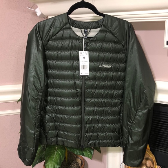 Women’s Adidas Terrell HIKE BOMBER Puffy Jacket SIZE M - Picture 1 of 9